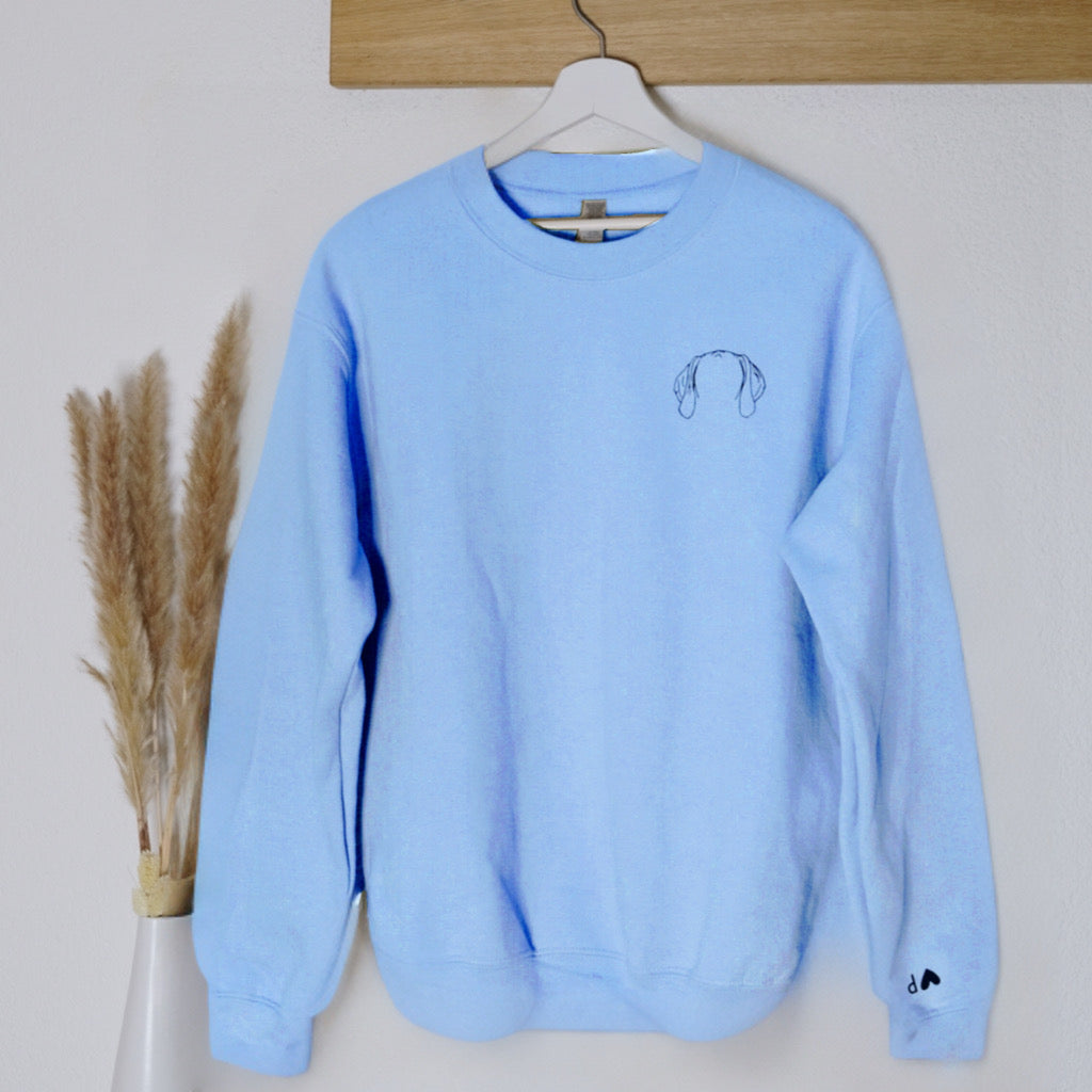 Sweatshirt mit Ohren Skyblue